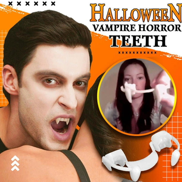 COLMILLOS VAMPIRO RETRACTILES para HALLOWEEN