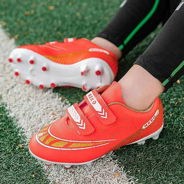 Zapatos de fútbol para niños Botas de fútbol de tobillo alto Tacos de  entrenamiento de hierba Zapatillas deportivas Yj6193