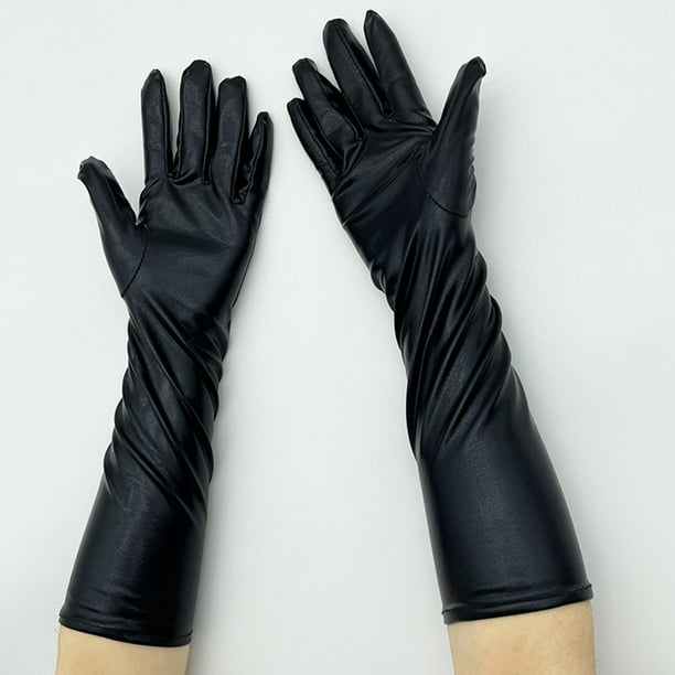 Guantes largos Negros de 40 cm. talla única