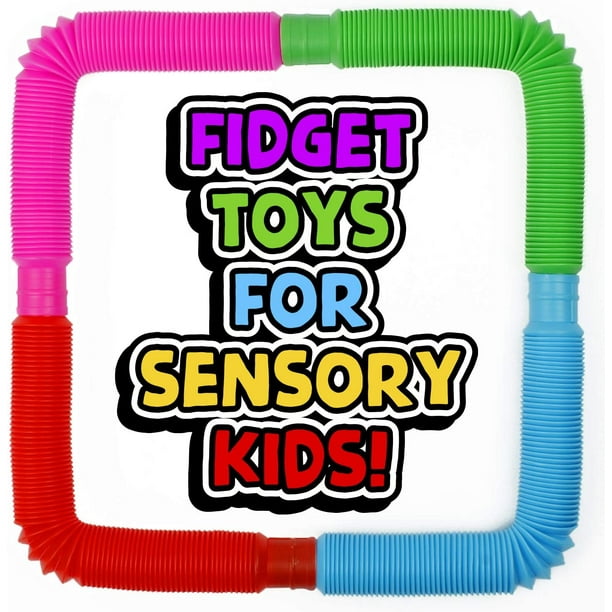 Juguetes sensoriales de tubos, juguetes para niños pequeños con habilidades  motoras finas, juguetes para niños sensoriales y juguetes de aprendizaje  Ormromra LRWJ287-1