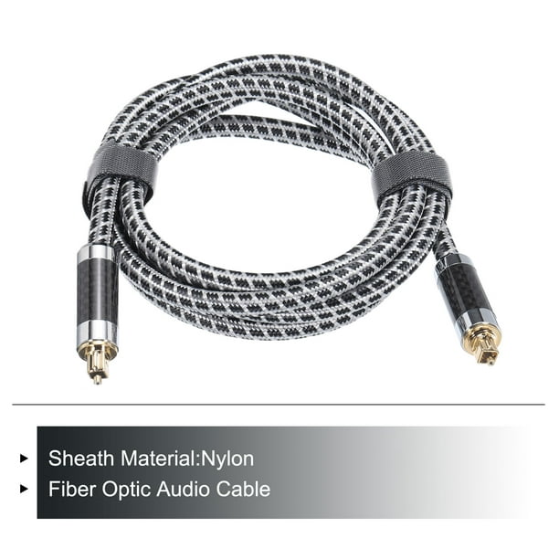 Cable óptico de audio digital de 4.9 ft para la mejor calidad de sonido
