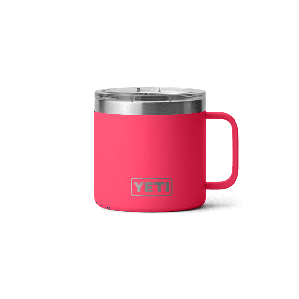  YETI Rambler - Taza apilable de acero inoxidable con tapa  MagSlider, 10 onzas, color rosa Bimini : Hogar y Cocina