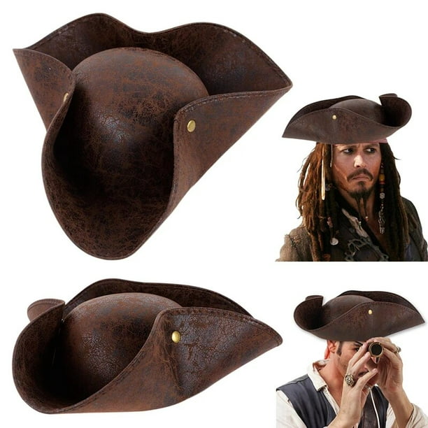 Sombrero Pirata - Marrón