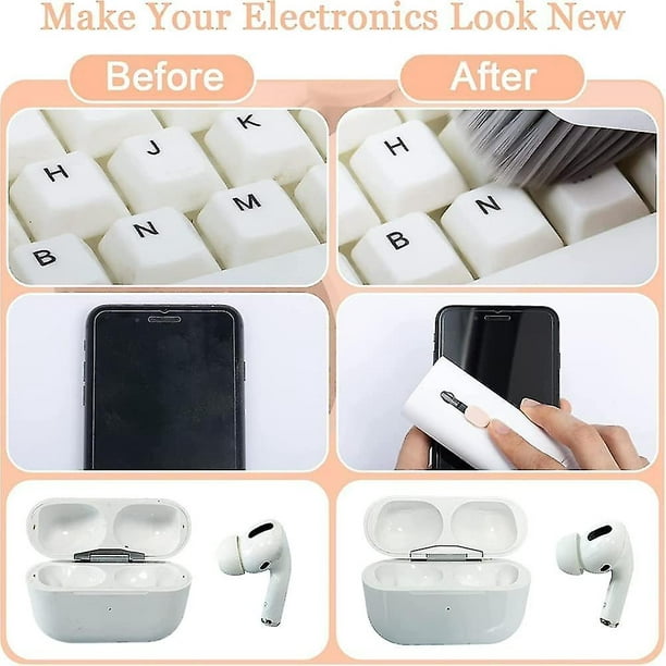 Kit de limpieza electrónica 7 en 1, kit de limpieza de teclado, herramienta  de limpieza multifuncional portátil para monitor de PC, auriculares