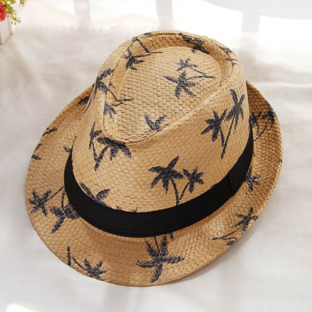 56-58cm circunferencia del sombrero sombreros de paja para hombres y  mujeres, sombreros de ala corta, sombreros de copa retro de verano,  sombreros de jazz, sombreros de protección solar MFZFUKR BST3065015-1