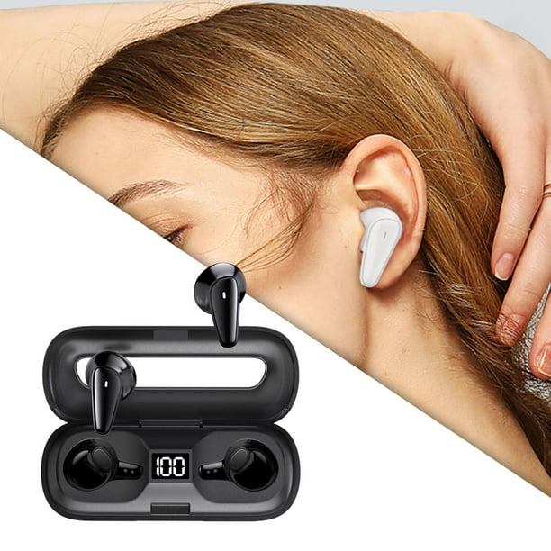Auriculares Deportivos Inalámbricos Con Micrófono, Bluetooth, Soporte Para  Negro Sunnimix auriculares bluetooth