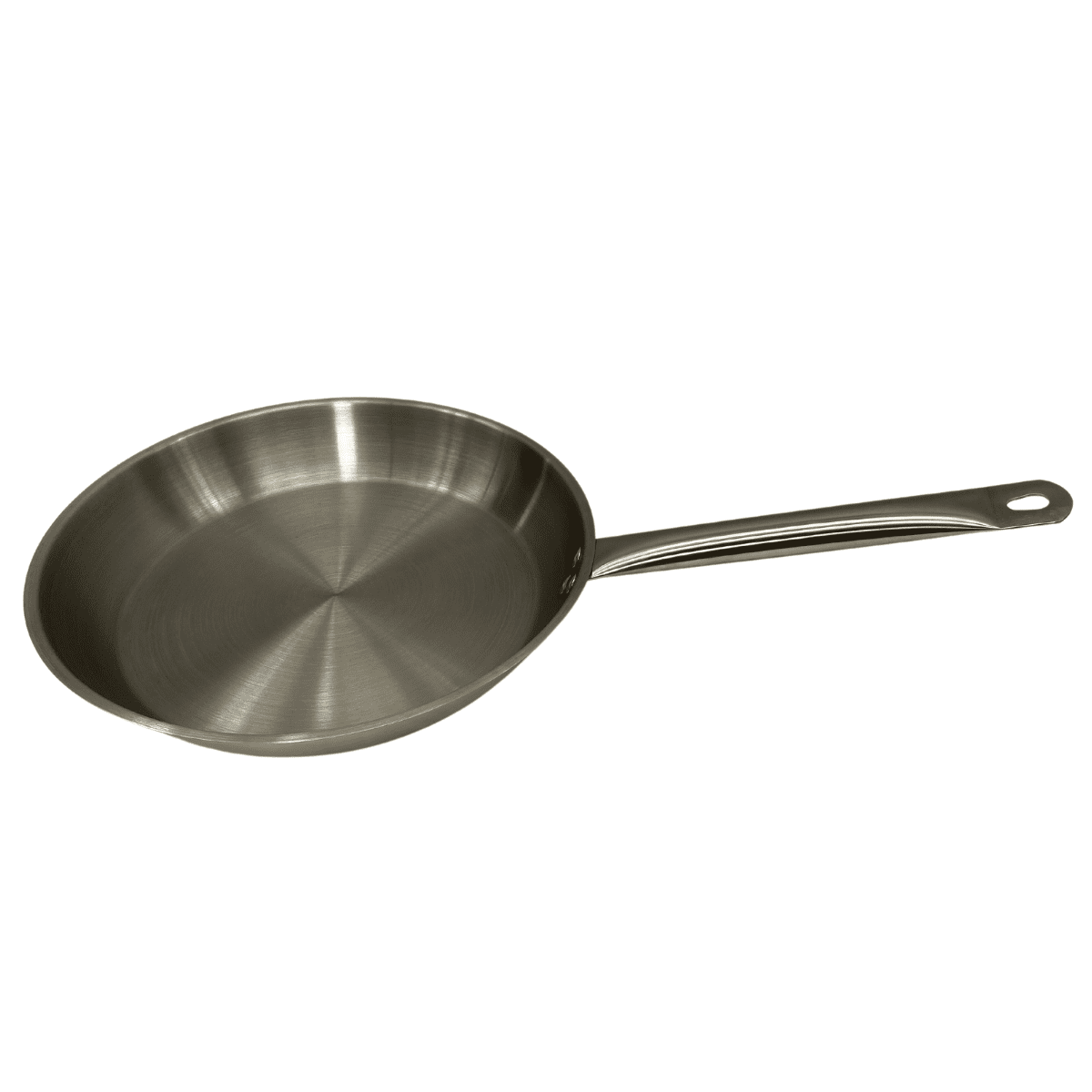 Winware SSFP-8 Sartén, 8 pulgadas, acero inoxidable