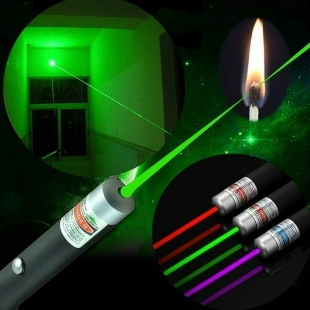 Linterna de haz verde de largo alcance de alta potencia con carga USB,  linterna verde de enfoque ajustable para astronomía nocturna al aire libre