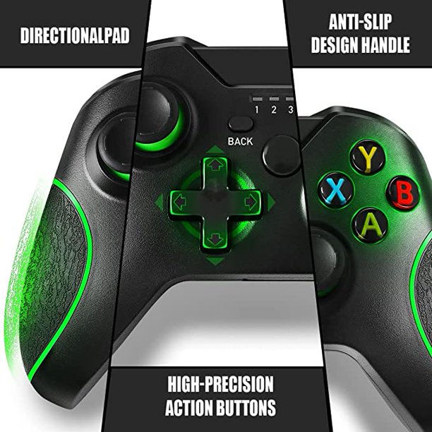 Control Xbox One Inalámbrico Gris y Verde