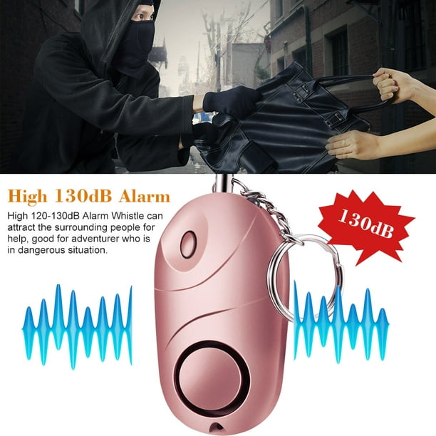 Alarma personal 120-130dB Safe Sound emergencia autodefensa seguridad  llavero de alarma LED Abanopi Alarma personal