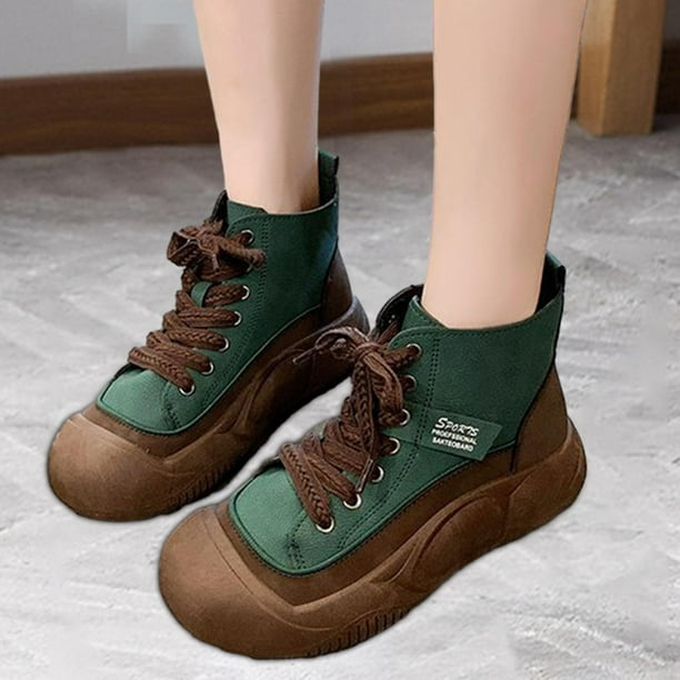 Zapatos Con Cordones De Cuero Genuino Para Hombre Zapatillas Cómodas Moda  Casual