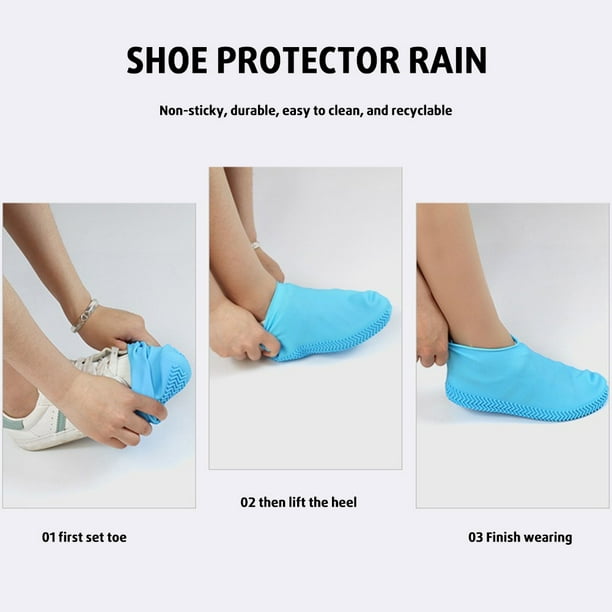 Zapato Protector Lluvia Cubierta impermeable antideslizante para zapatos  Mujeres Hombres Niños Botas Sywqhk Libre de BPA