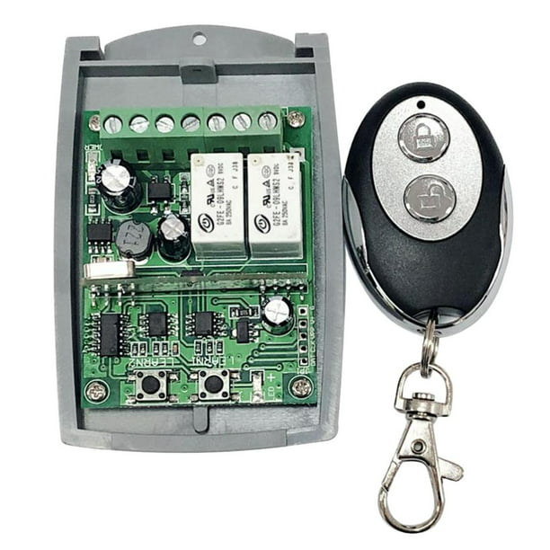 Localizador inalámbrico de llaves, soporte de control remoto, 1 transmisor  y 4 receptores, Negro S
