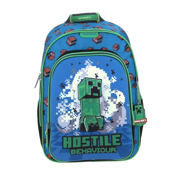 RALME Mine Craft - Mini mochila Survival Mode para niños y niños  pequeños, mochila pequeña de 11 pulgadas, para niño o niña, Azul, Verde,  Modo de