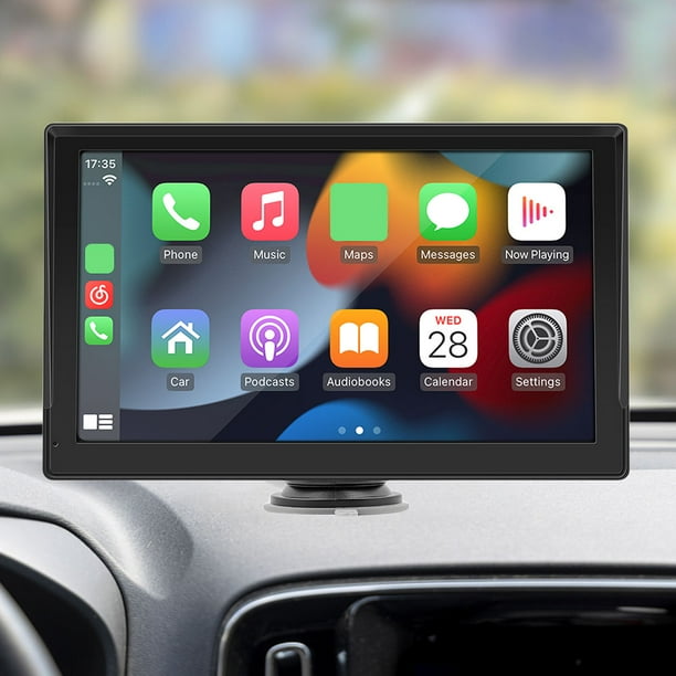 Pantalla Coche Carplay inalámbrica Android Auto con Dashcam, 9,3