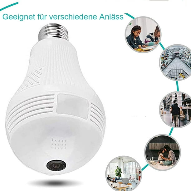 La versatilidad de las bombillas con cámara de vigilancia: Seguridad y  comodidad en un solo dispositivo 