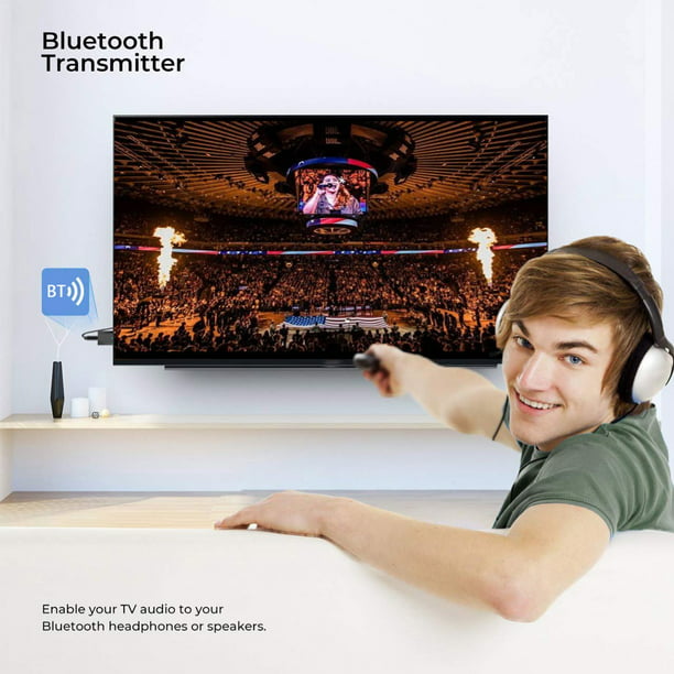 GENERICO Transmisor Adaptador Audio Bluetooth 3.5mm Auxiliar Smart Tv  GENERICO