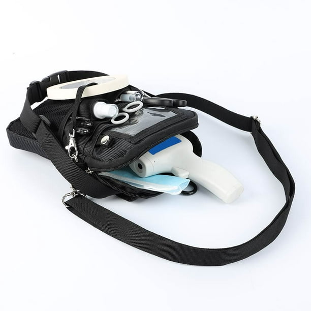 Bolsa de almacenamiento de enfermera Bolsa de almacenamiento multifuncional  para enfermeras, kit médico Bolsa de cintura práctica bolsa de