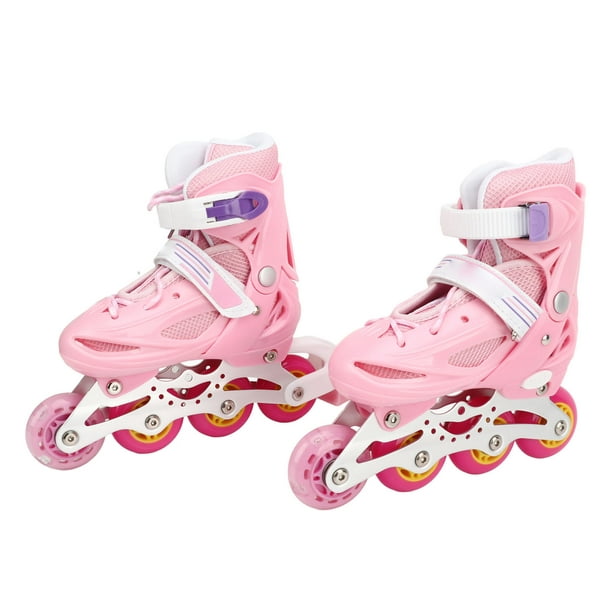 Patines en línea para niñas y niños, patines con ruedas de gel, tamaño  ajustable para adultos y niños, patines en línea para mujeres adultas,  hombres