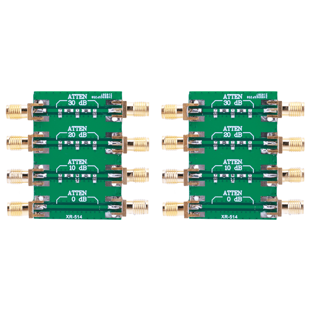 2 Atténuateurs RF Fixes SMA Femelle DC-4.0GHz 200mW | 0dB/10dB/20dB/30dB - Pour Radiofréquence
