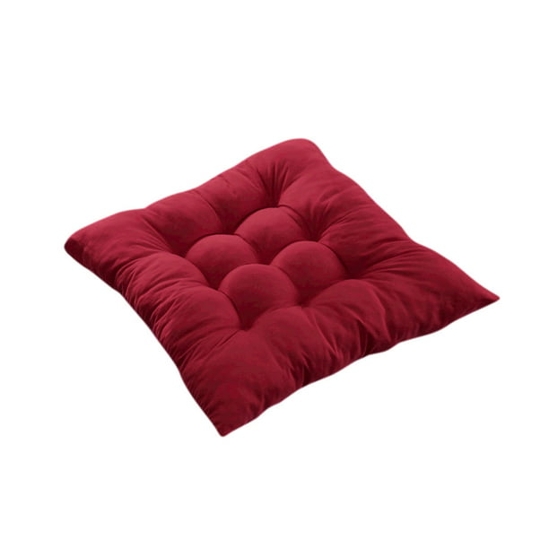 Cojín para silla redondo Datara Rojo - Decoración textil - Eminza