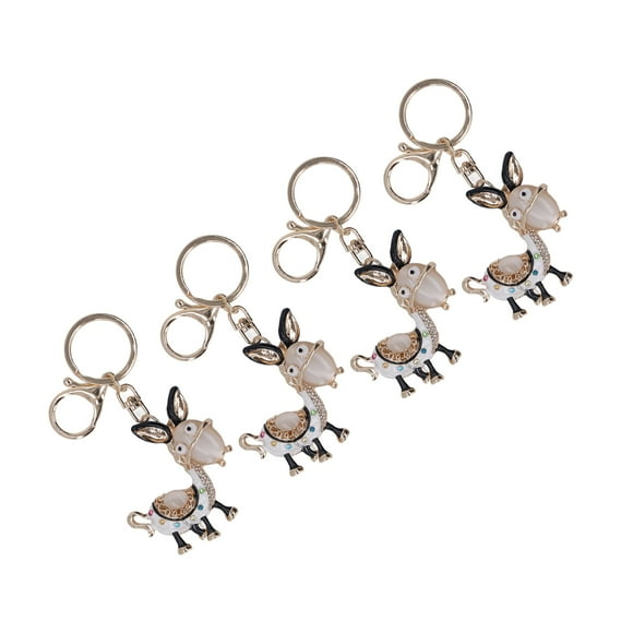 donkey keychain shining stable link environmentally friendly zinc alloy keychain pendant exquisite for bag accessories anggrek otros