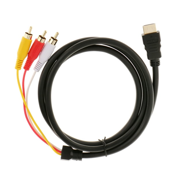 Cable AV de 1.5M a 3M, Adaptador de Componentes de Video Sunnimix