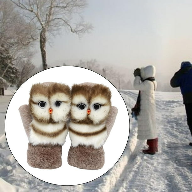 Guantes de nieve para niños, guantes de esquí de invierno, cálidos y  gruesos, cómodos, transpirables, gruesos, resistentes al viento, con  hebilla