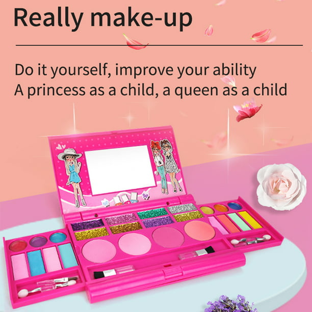 4 set de maquillaje seguro para niña princesa belleza para maquillaje  infantil Zulema estuche de maquillaje para niñas y niños