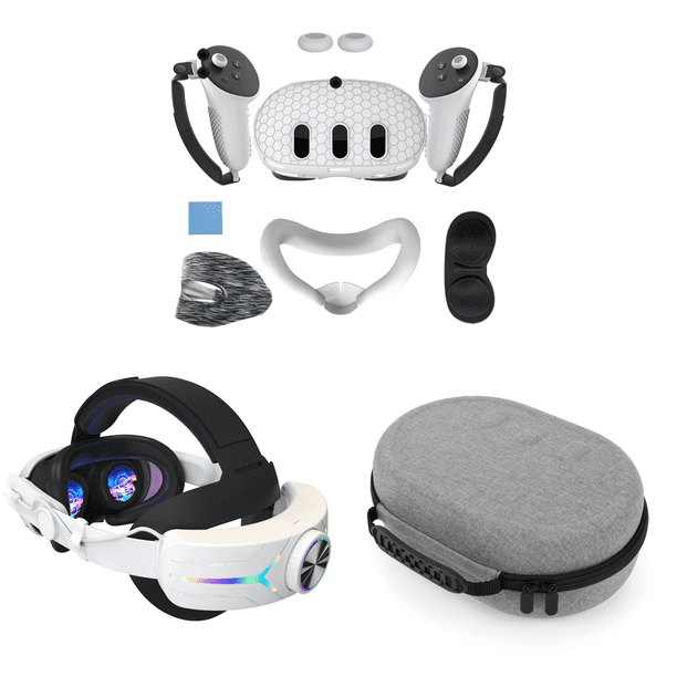 Para Meta Quest 3 VR Host Funda protectora de silicona Accesorios