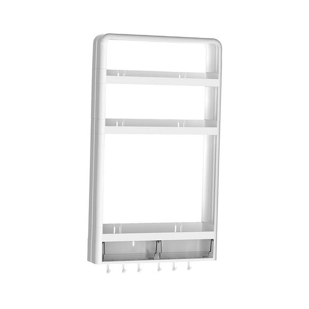 Estante esquinero de baño, organizador de baño, estante de almacenamiento  para sala de bebé, estantes de baño (color A, tamaño: 2 capas)