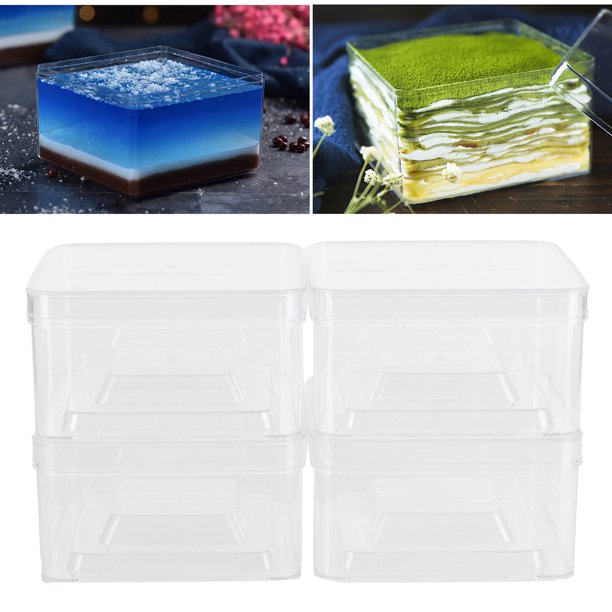 Caja de plastico transparente para caramelos, modelo 5