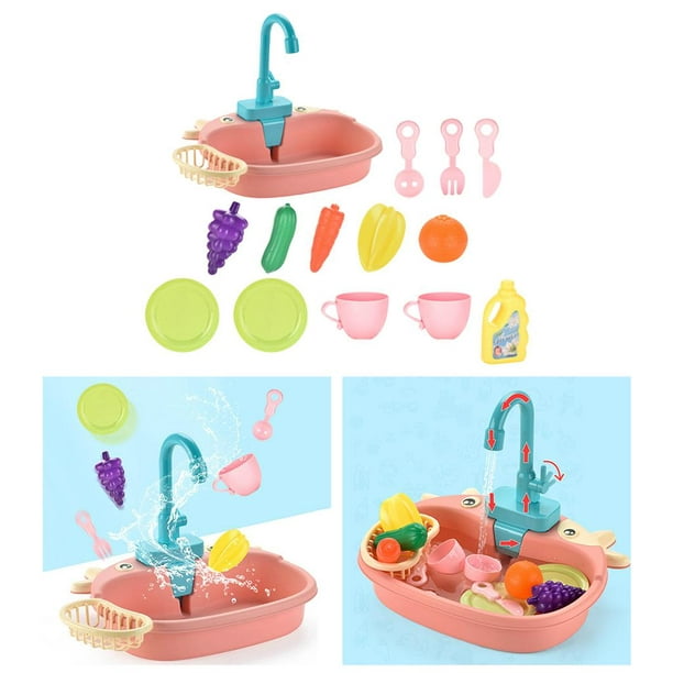 Juego de cocina para , juguetes educativos con pilas, electrodomésticos de  cocina Juego de simulació Baoblaze Juego de cocina para niños