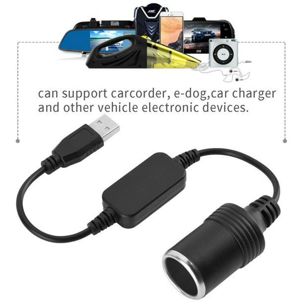 Tradineur - Enchufe doble para coches - Tomás de encendedor de cigarros -  Cargador USB - Compatible con Smartphones, Tablets, GP