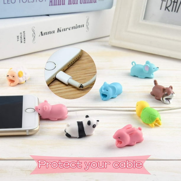 Protector Animales Cable USB de Carga para iPhone, android