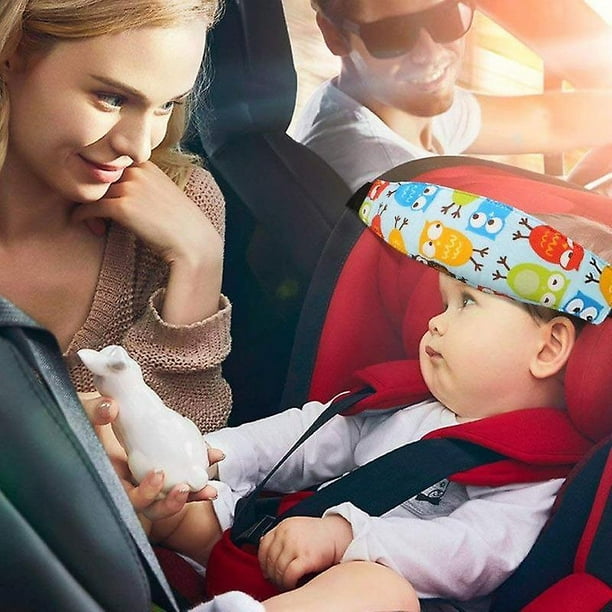 Cinturón de seguridad de Coche infantil para bebé, ayuda para dormir,  soporte para la cabeza para niños pequeños, cinta fija para la cabeza,  ayuda para el sueño de viaje, correa para la