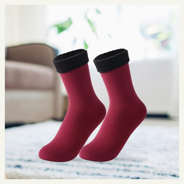 4 pares de calcetines térmicos gruesos para mujer, para clima frío extremo,  calcetines cálidos de invierno, calcetines suaves y acogedores con caja de