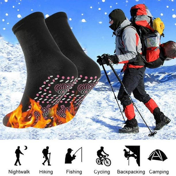 Mujer – Pack de dos pares de calcetines de nieve en Negro
