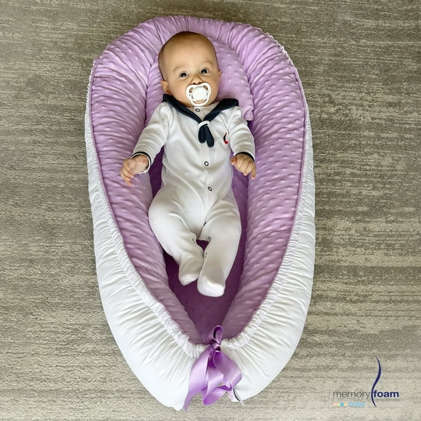 Nido contenedor para bebé Babies and Kiddies Blanco con puntitos