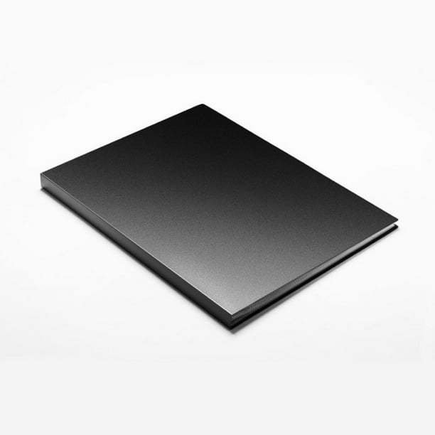 Tienda de Carpeta con fundas A4 polipropileno cubierta personalizable 20  fundas negra (23502). DISOFIC