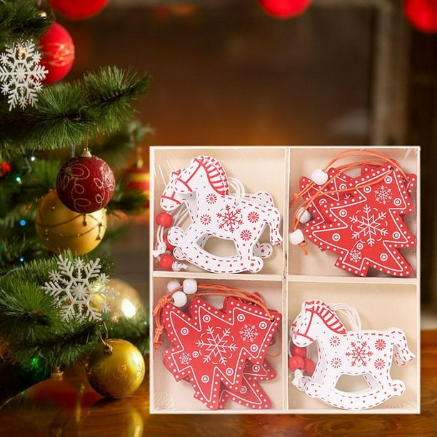 12 de colgantes para árbol de Navidad, colgantes decorativos reutilizables de , adornos navid perfecl Colgante de árbol de Navidad | Walmart línea