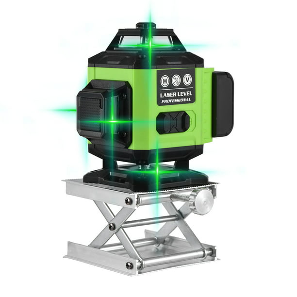 Nivel laser 12 líneas verde con control remoto tipo Dewalt