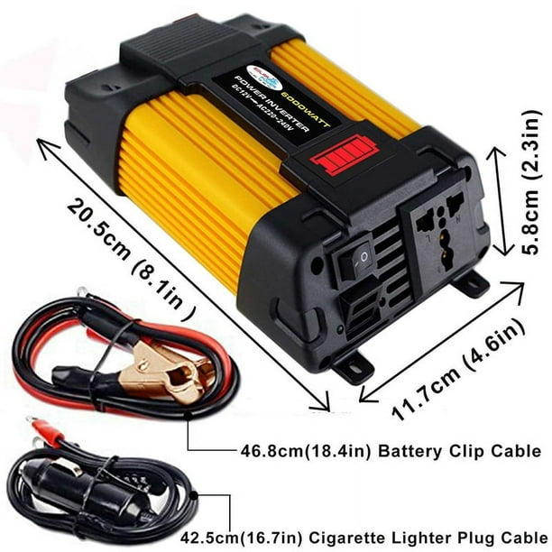 Inversor Convertidor De Corriente 12v A 220v 6000w