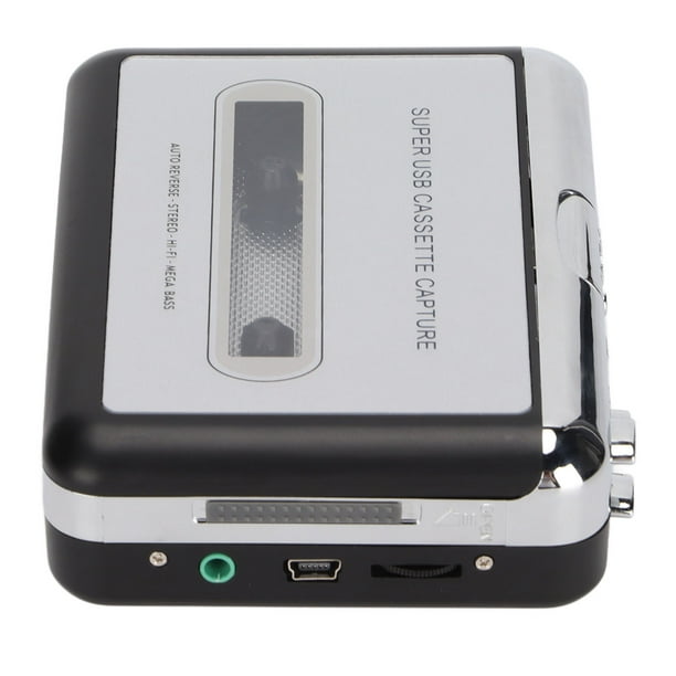 Reproductor de cassette, cinta de cassette a MP3 CD convertidor a través de  USB, convertir cassette de cinta Walkman a formato MP3, compatible con