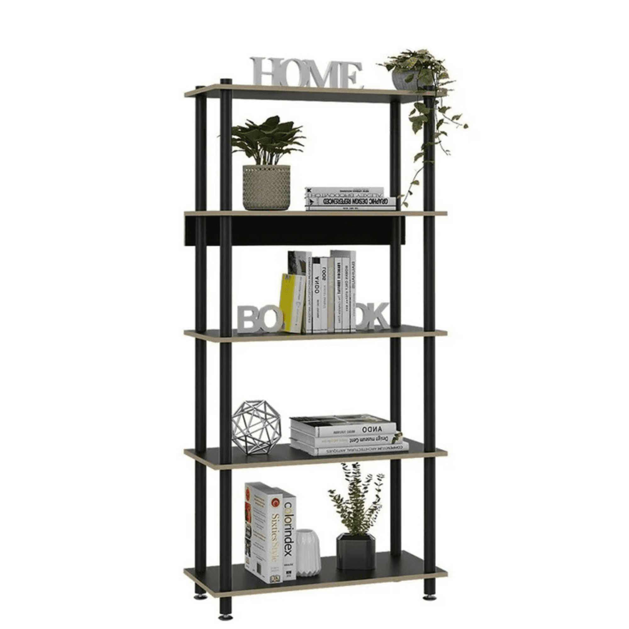 Biblioteca librero organizador para sala u oficina 170 cm| excelsior