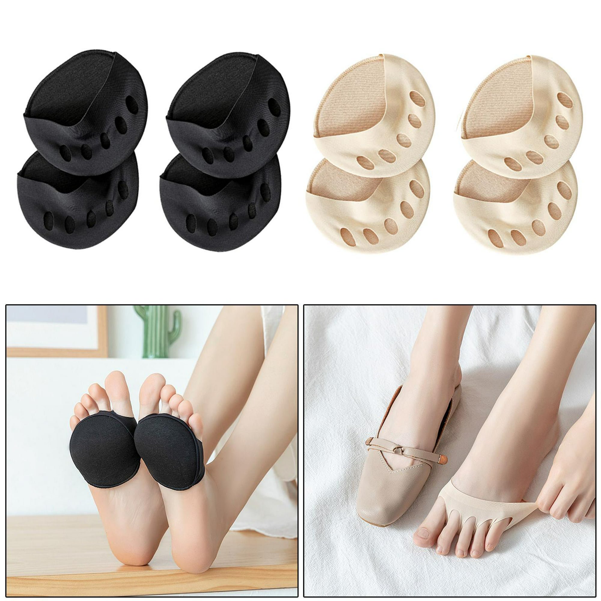 Metatarsa - Almohadillas para pies (3 pares) reutilizables, suaves,  almohadillas para el antepié para mujeres, prevención del dolor, alivio del  dolor