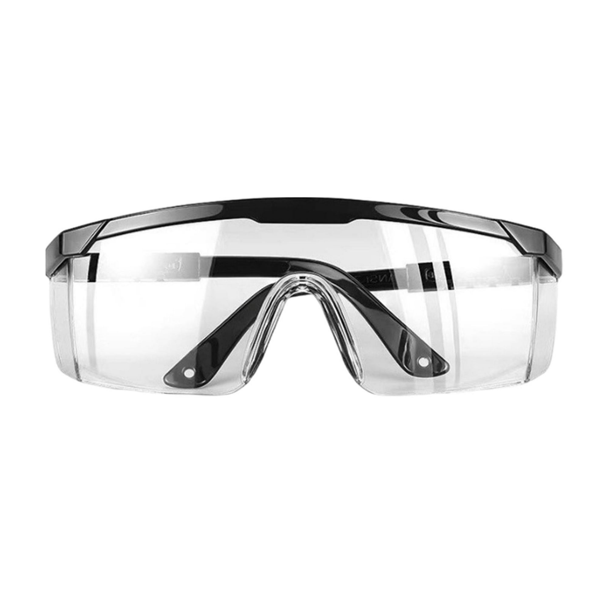 Gafas protectoras de seguridad, lentes claros a prueba de  empañamiento/rayones, para hombre, marco transparente