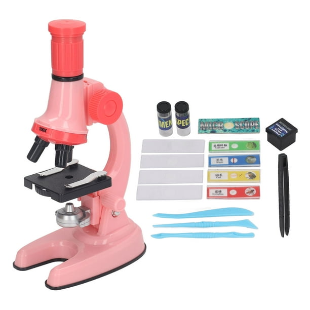 Microscopio para niños con LED, juego de microscopio para niños, kit de  ciencia de microscopio transparente para niños, kit de microscopio para  niños, verdadera excelencia