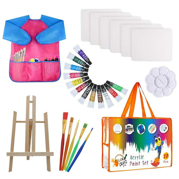 Kit OMY de pintura infantil para colorear 3-7 años con pincel y