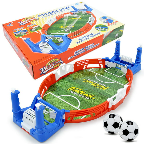  LCPET Mini juegos de mesa de futbolín para niños, mesa de  fútbol portátil con bolas, divertido juego de fútbol recreativo para  futbolín de noche familiar (color: grande) : Deportes y Actividades
